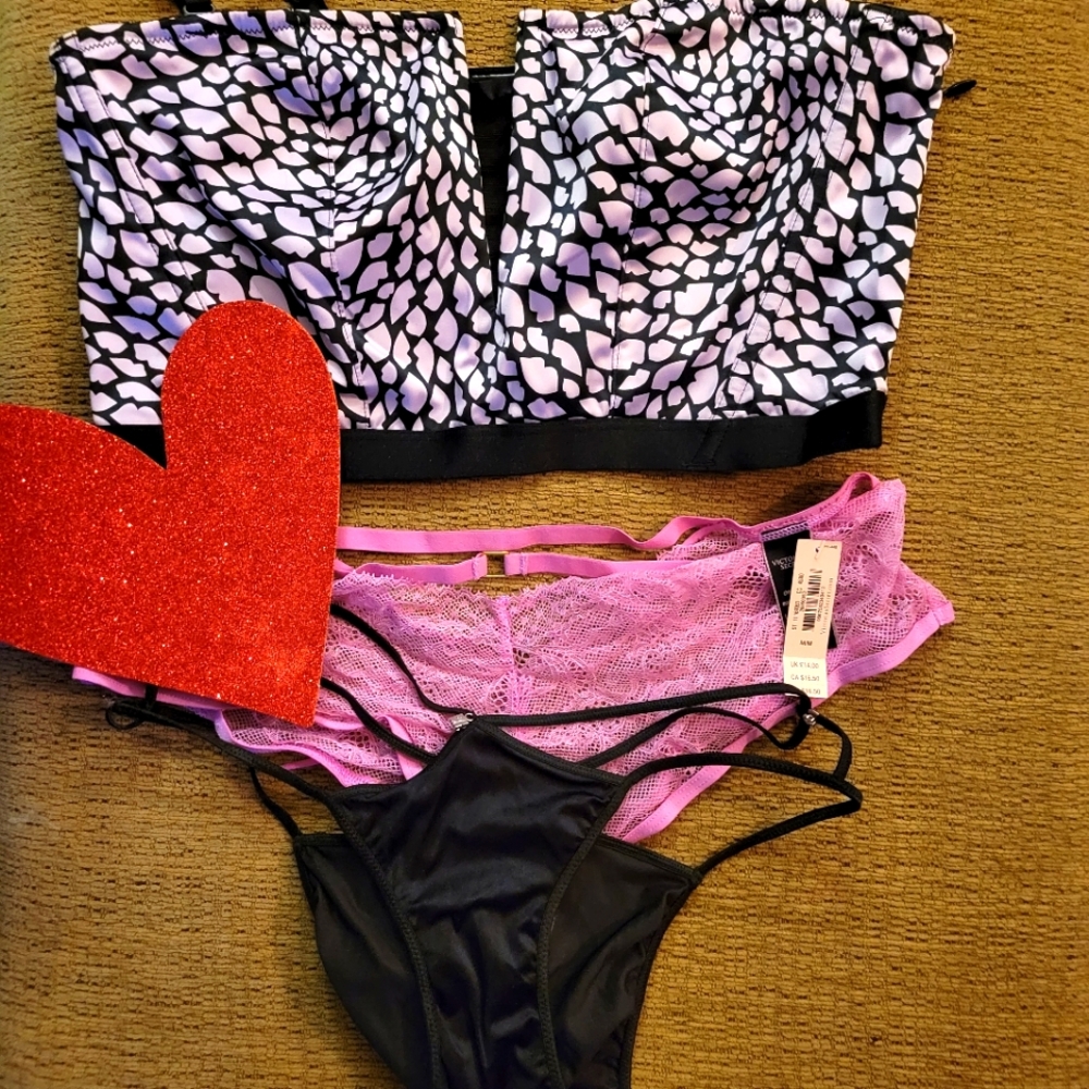 VICTORIAS SECRET NWT Bustier & panties